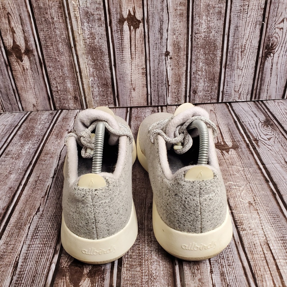Allbirds Womens Wool Runner Mizzle Light Gray White Size 9 - Picture 5 of 15